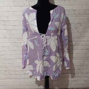 ISLAND COMPANY medium cover up, 100% linen, $249